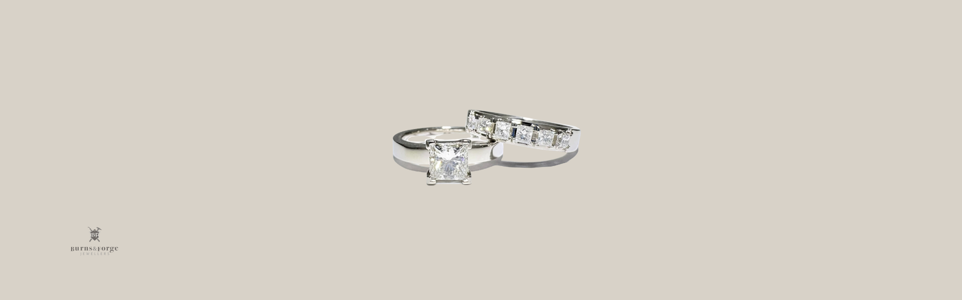 Burns and Forge, Handcrafted Custom Fine Jewellery rose gold and blue diamond engagement ring